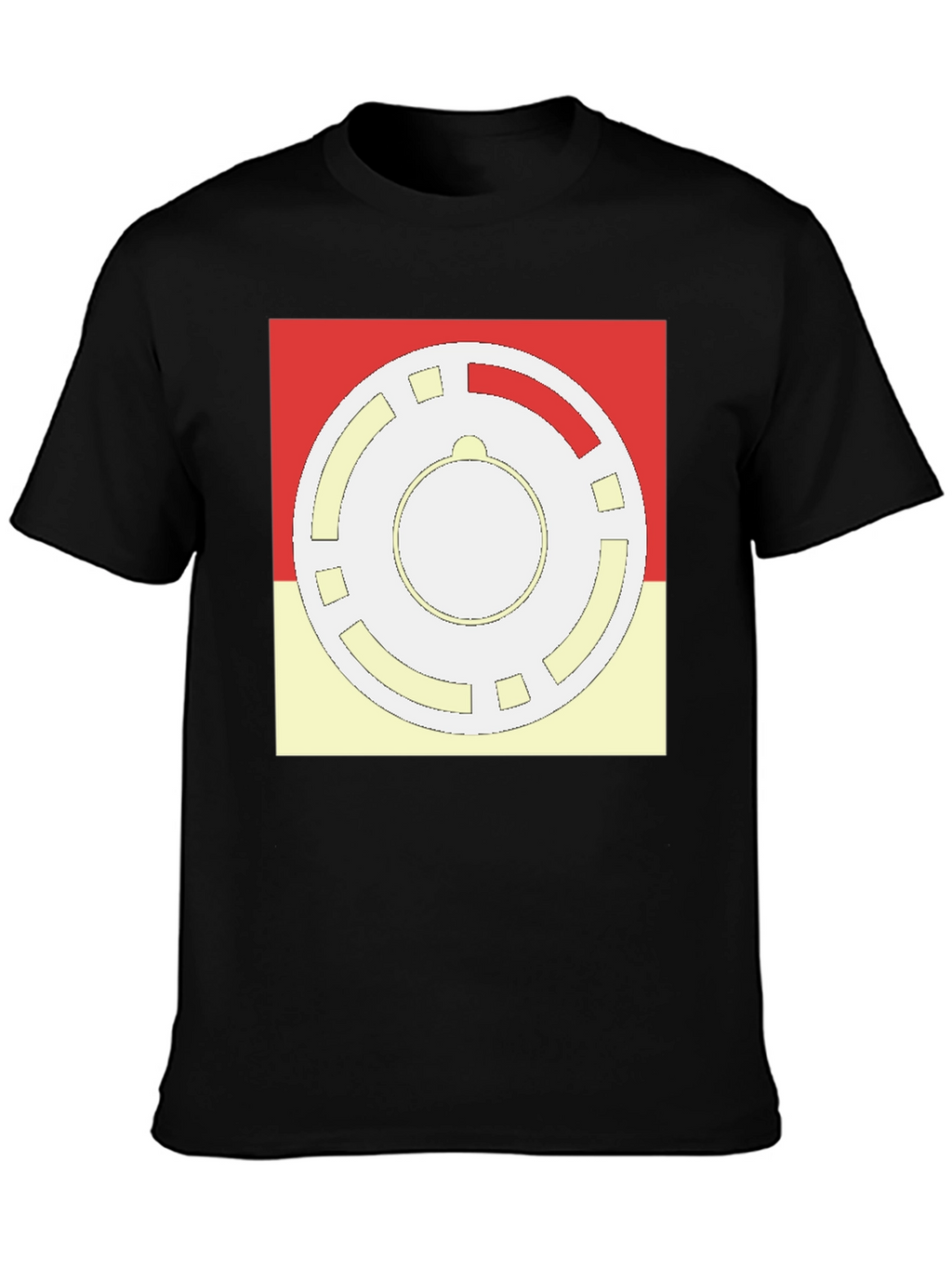 Geometric Pattern Graphic Tee