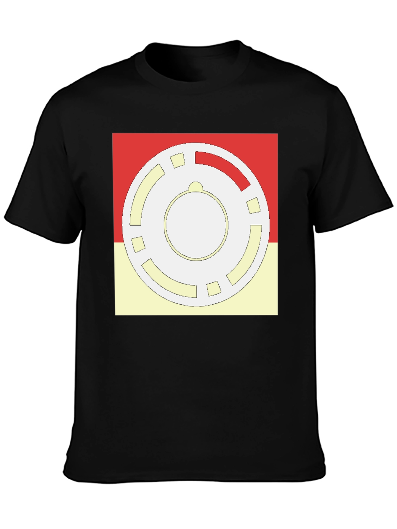 Geometric Pattern Graphic Tee