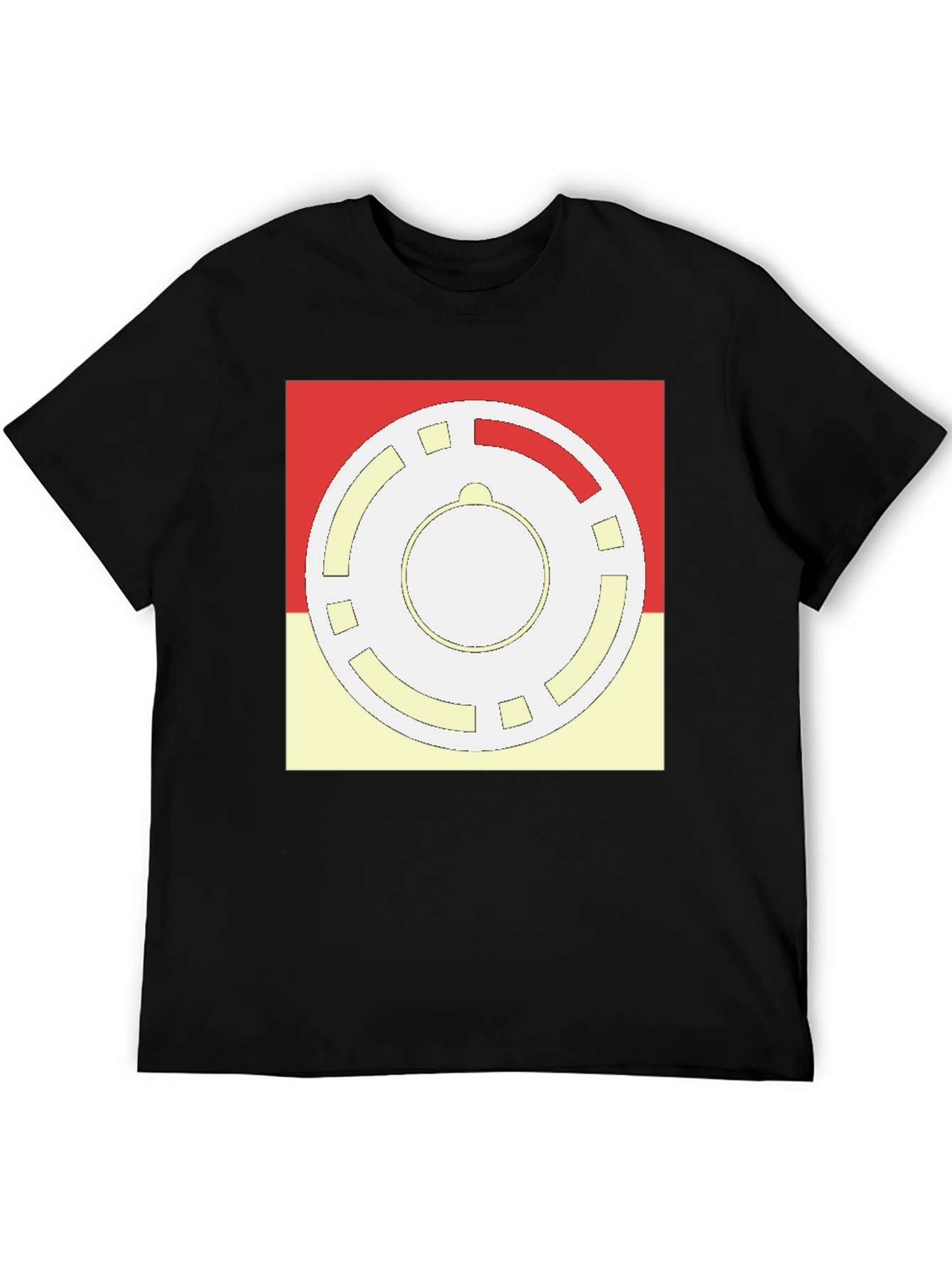 Geometric Pattern Graphic Tee