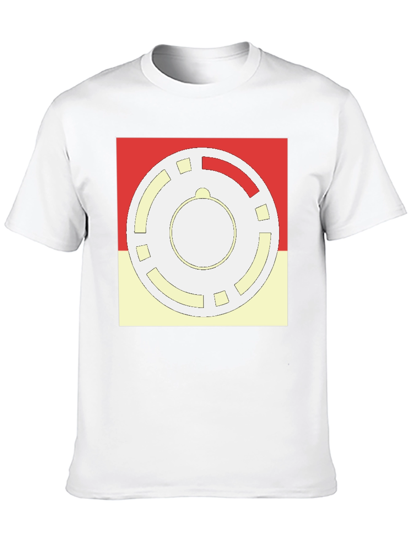 Geometric Pattern Graphic Tee
