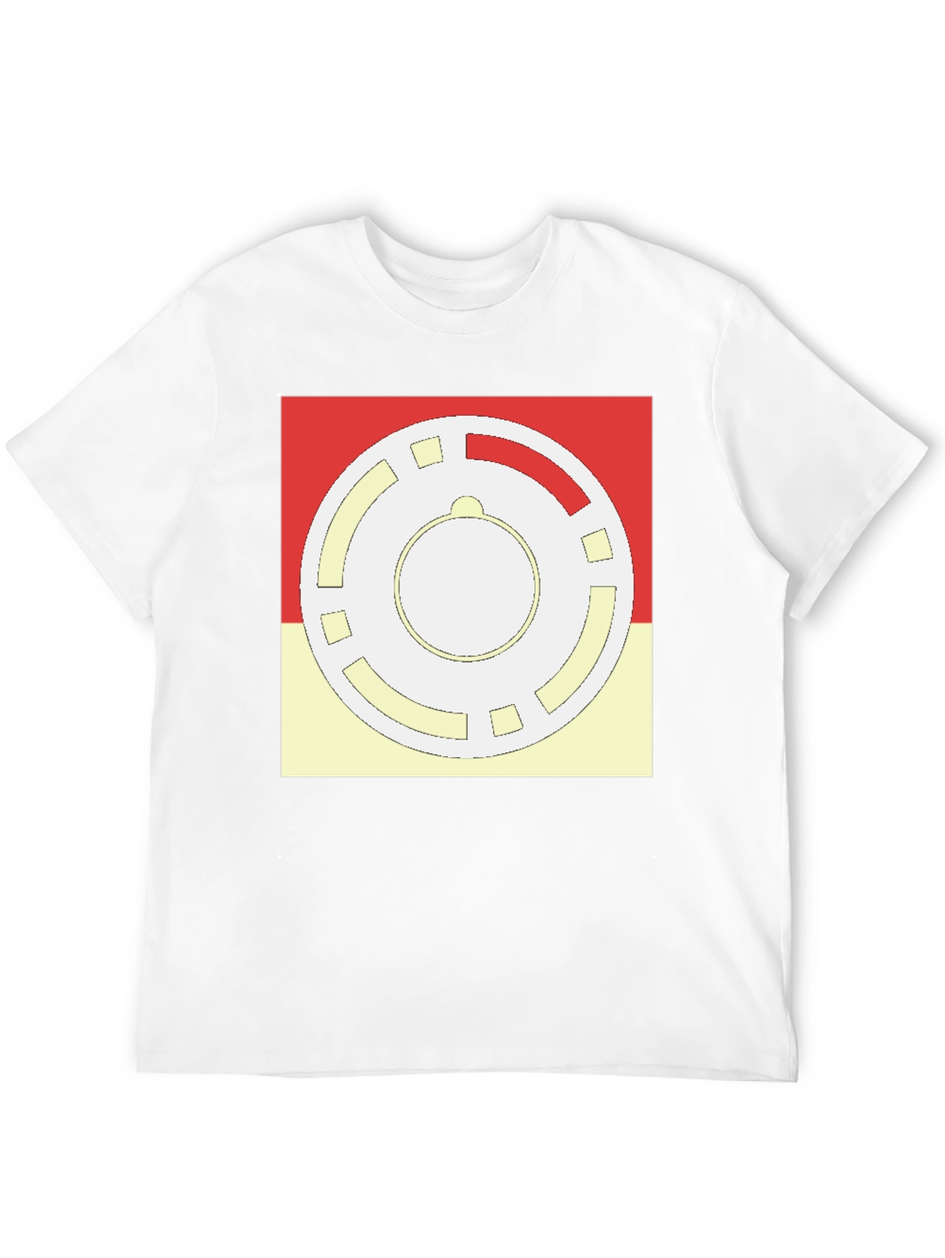 Geometric Pattern Graphic Tee