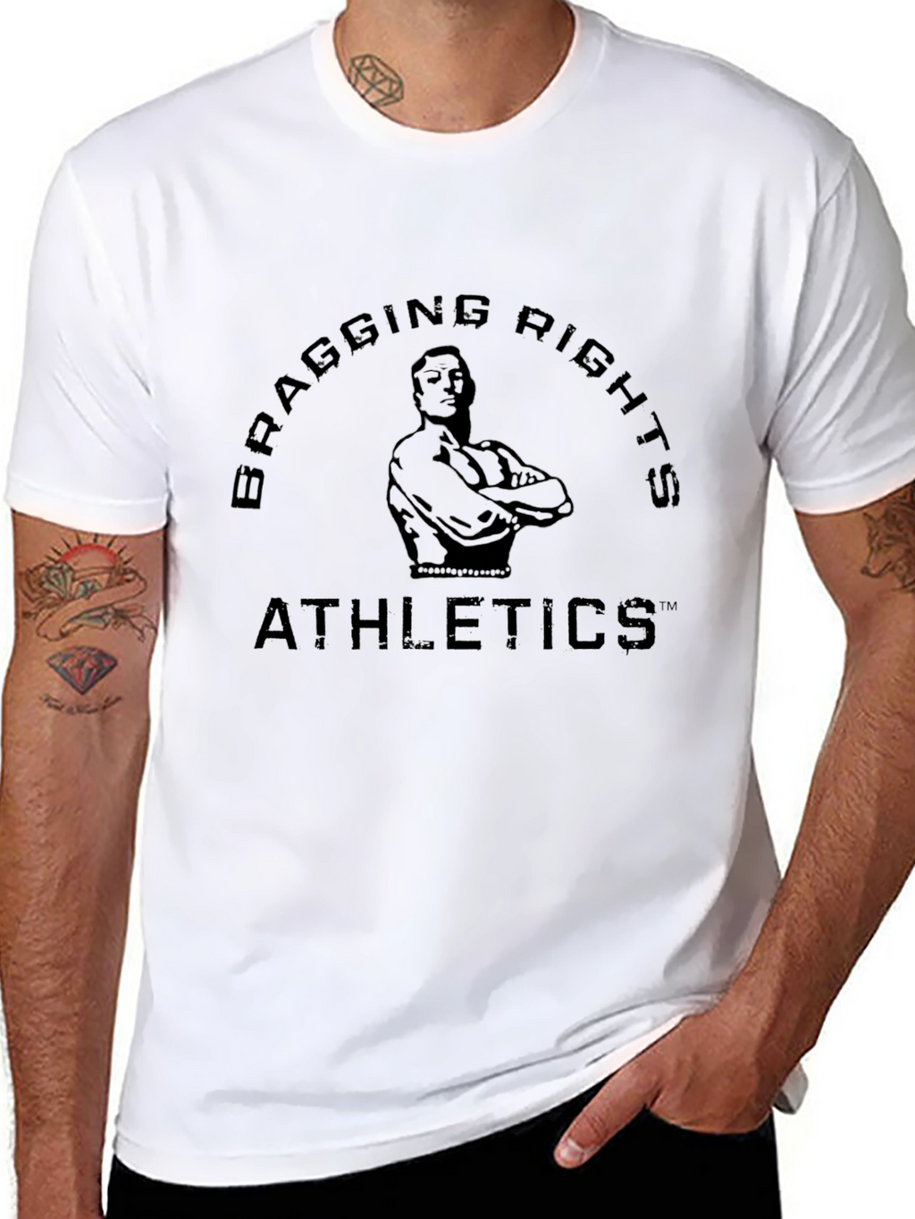 Bragging Rights Athletics Black Graphic T-Shirt