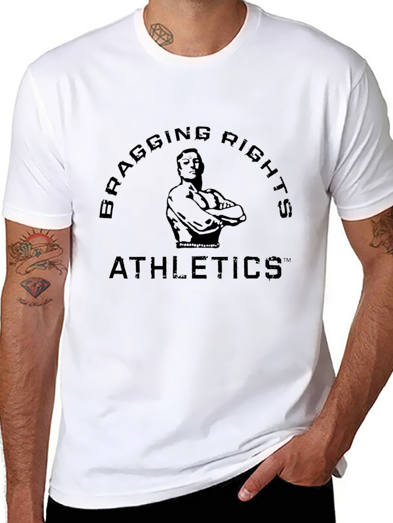 Bragging Rights Athletics Black Graphic T-Shirt