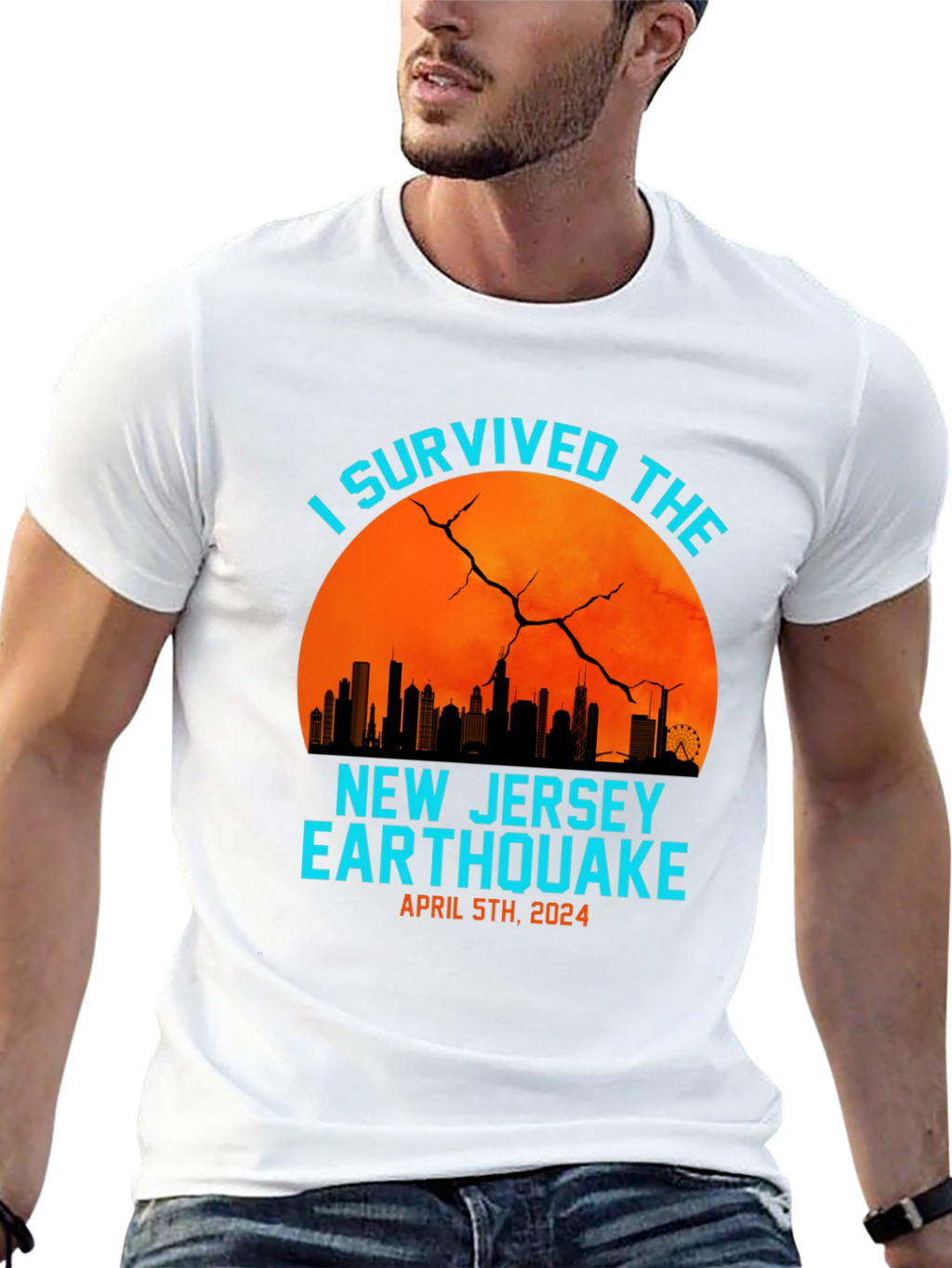 I Survived The New Jersey Earthquake 2024 T-Shirt