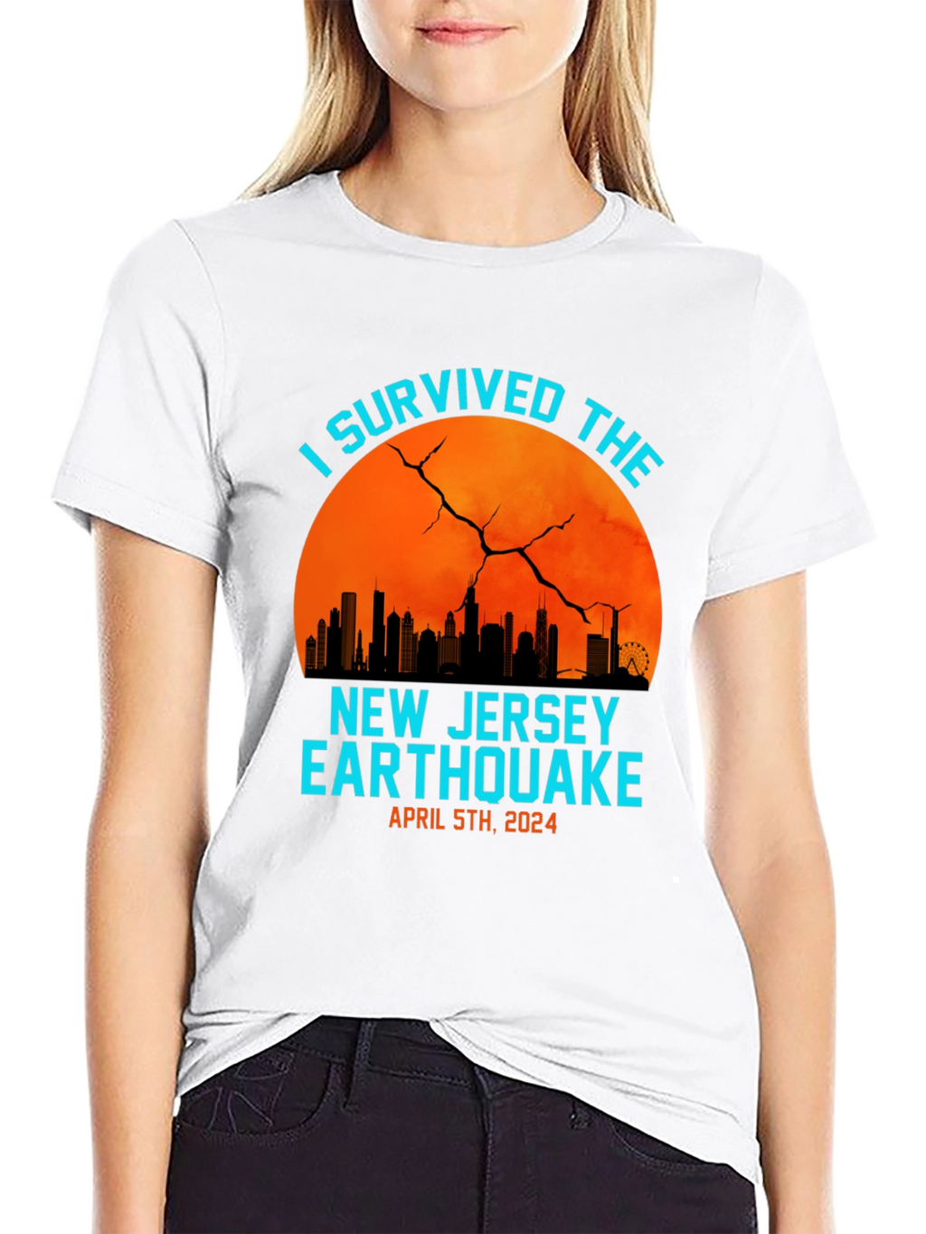 I Survived The New Jersey Earthquake 2024 T-Shirt