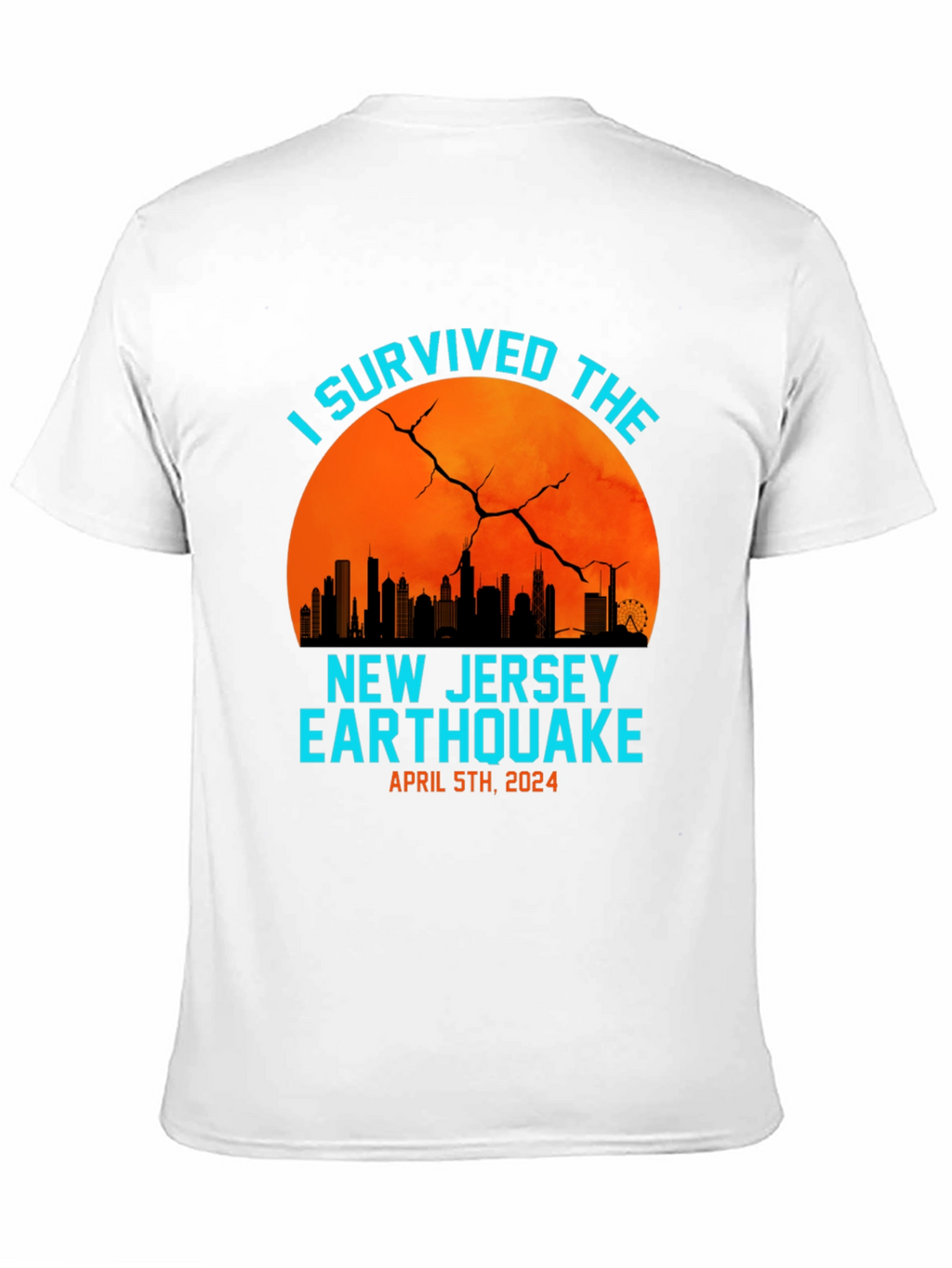 I Survived The New Jersey Earthquake 2024 T-Shirt