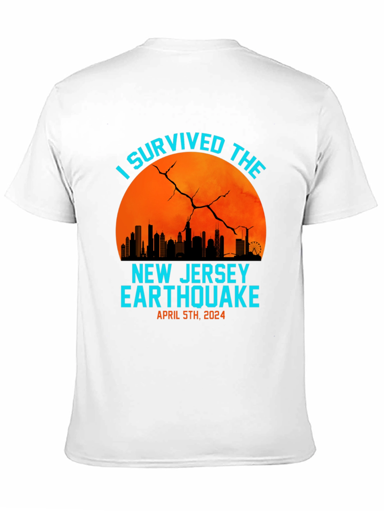 I Survived The New Jersey Earthquake 2024 T-Shirt