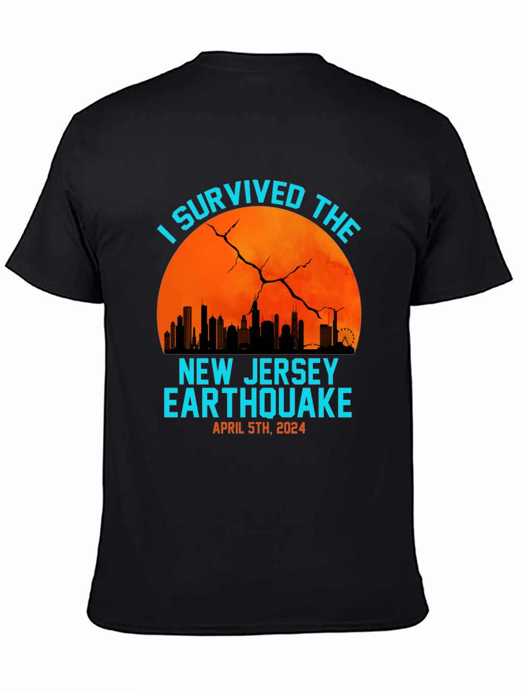 I Survived The New Jersey Earthquake 2024 T-Shirt