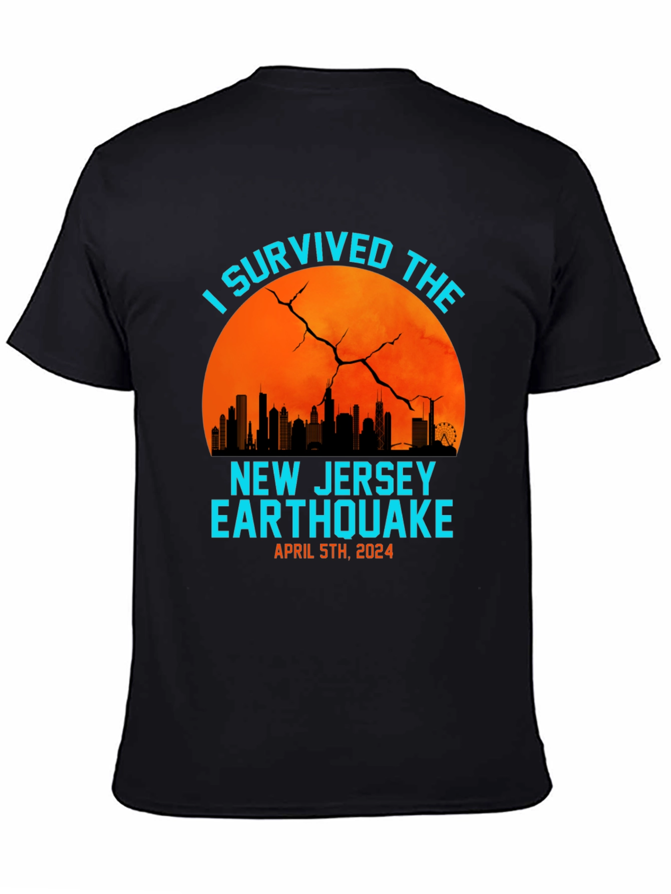 I Survived The New Jersey Earthquake 2024 T-Shirt