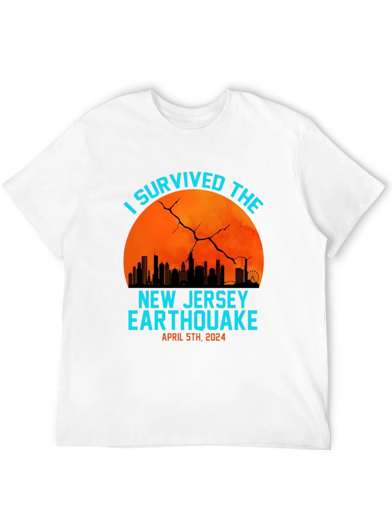 I Survived The New Jersey Earthquake 2024 T-Shirt