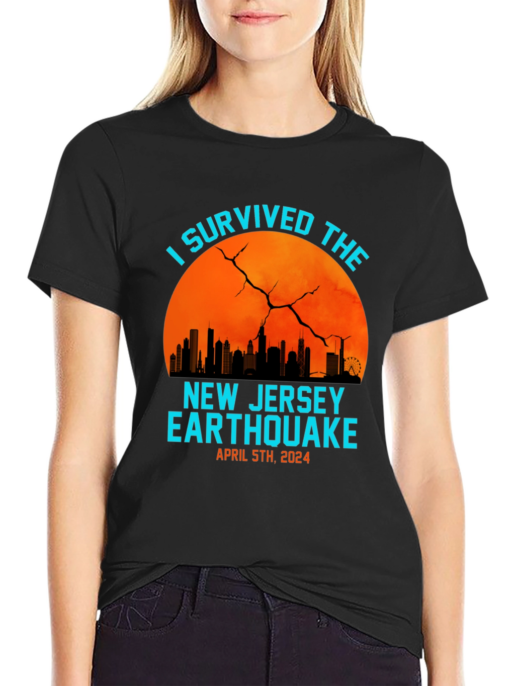 I Survived The New Jersey Earthquake 2024 T-Shirt