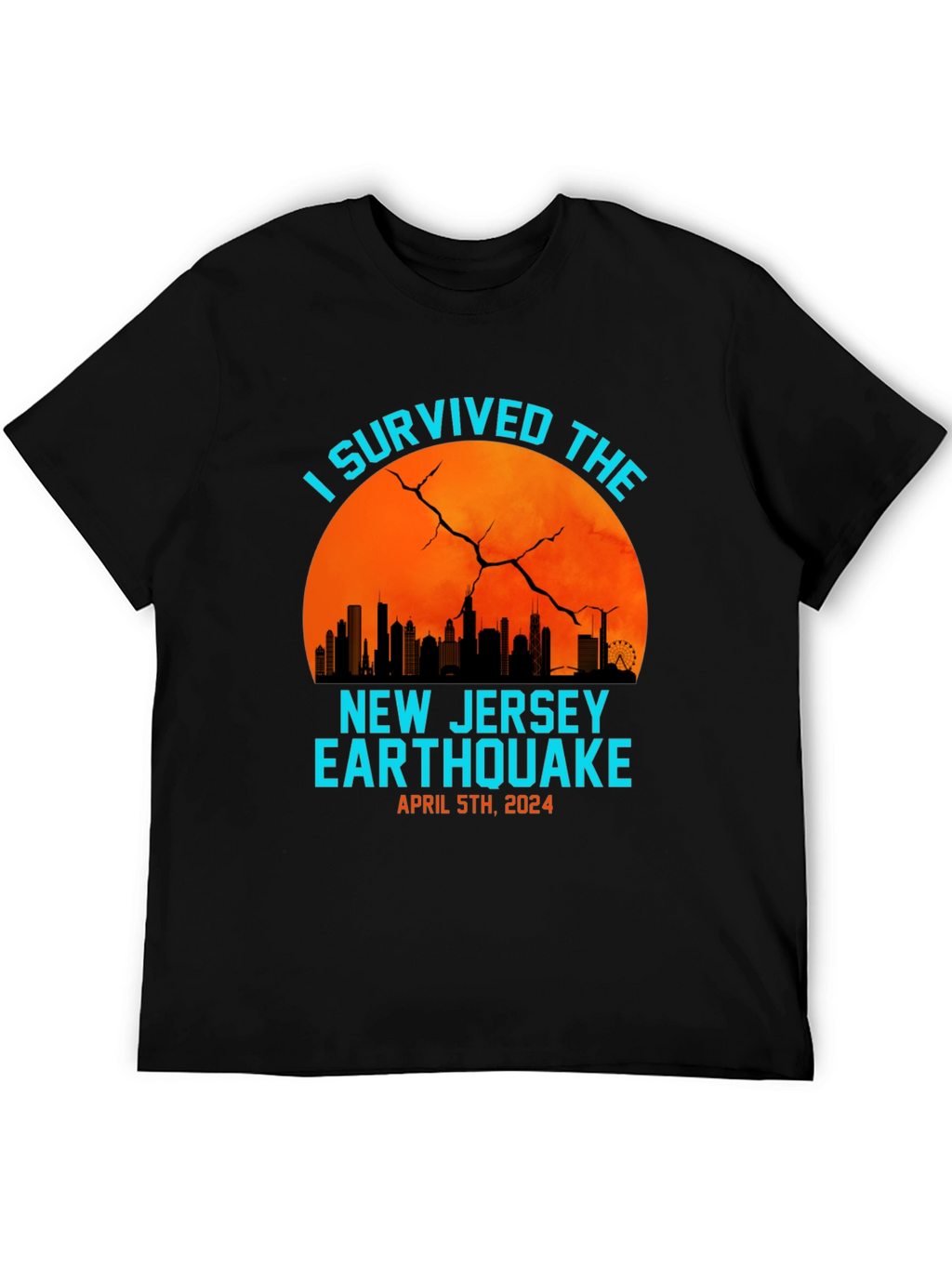 I Survived The New Jersey Earthquake 2024 T-Shirt