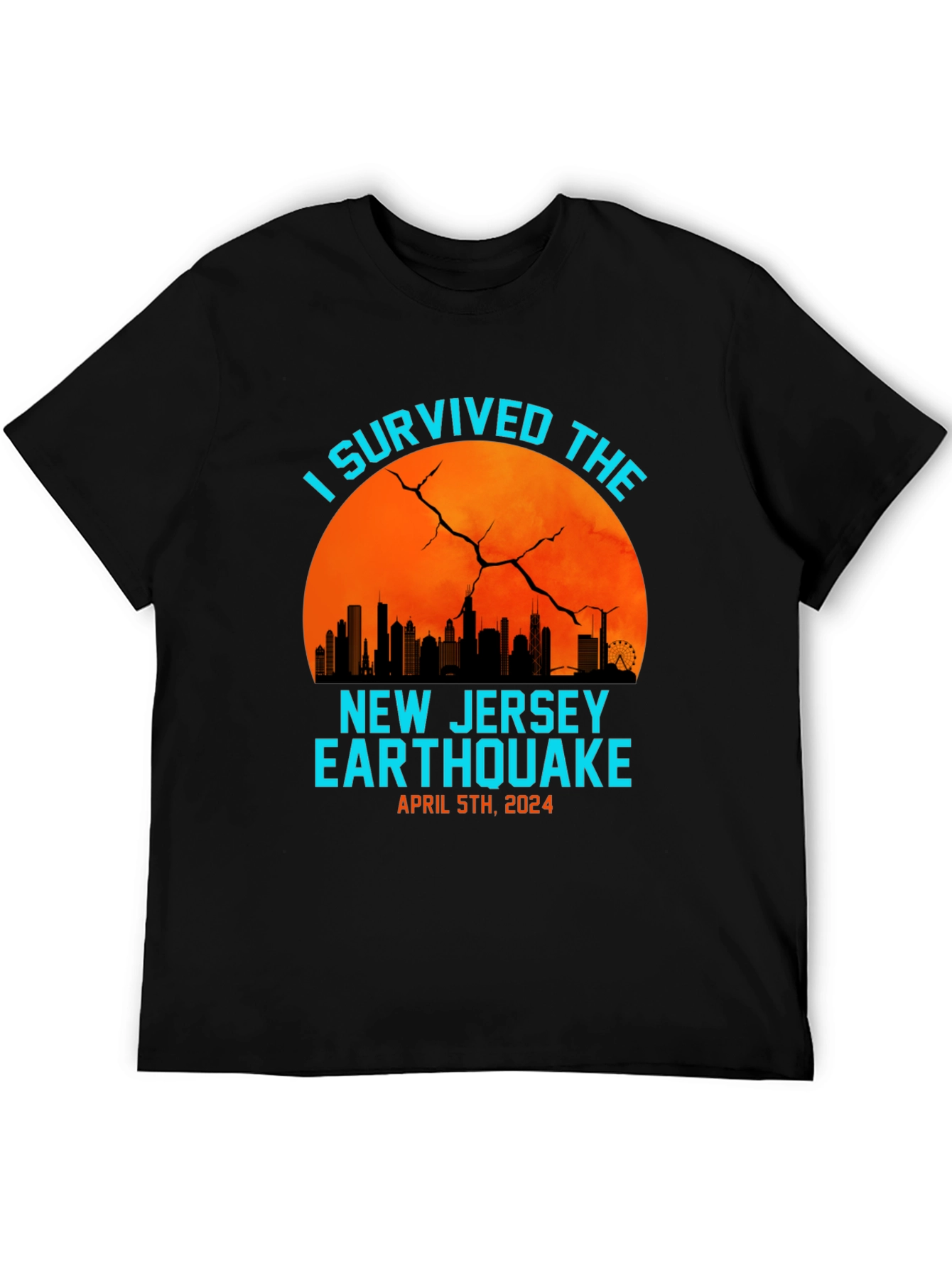I Survived The New Jersey Earthquake 2024 T-Shirt