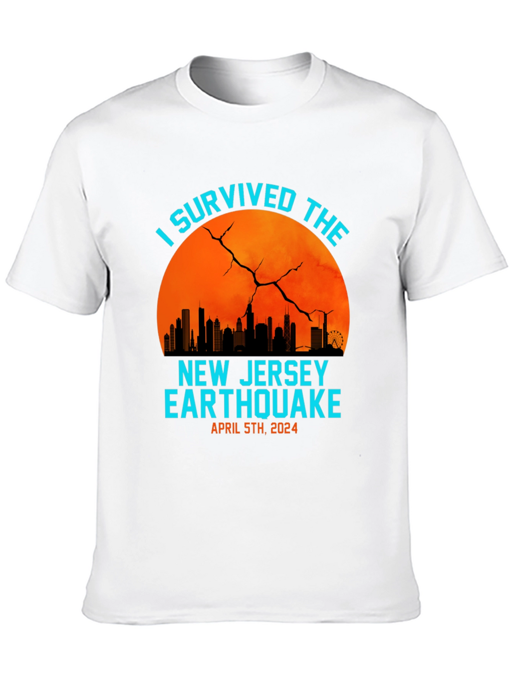 I Survived The New Jersey Earthquake 2024 T-Shirt