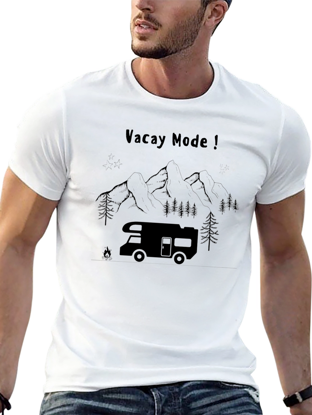 Vacay Mode Camping RV T-Shirt