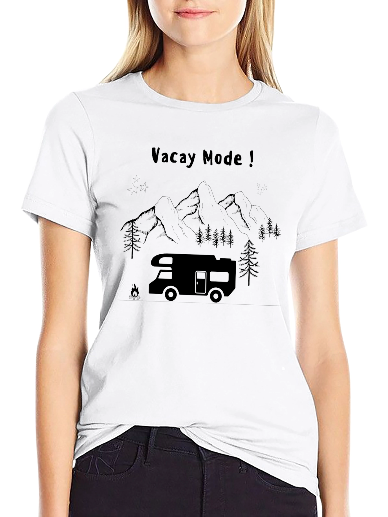 Vacay Mode Camping RV T-Shirt