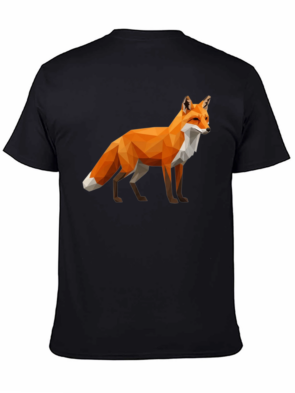 Geometric Fox Graphic T-Shirt