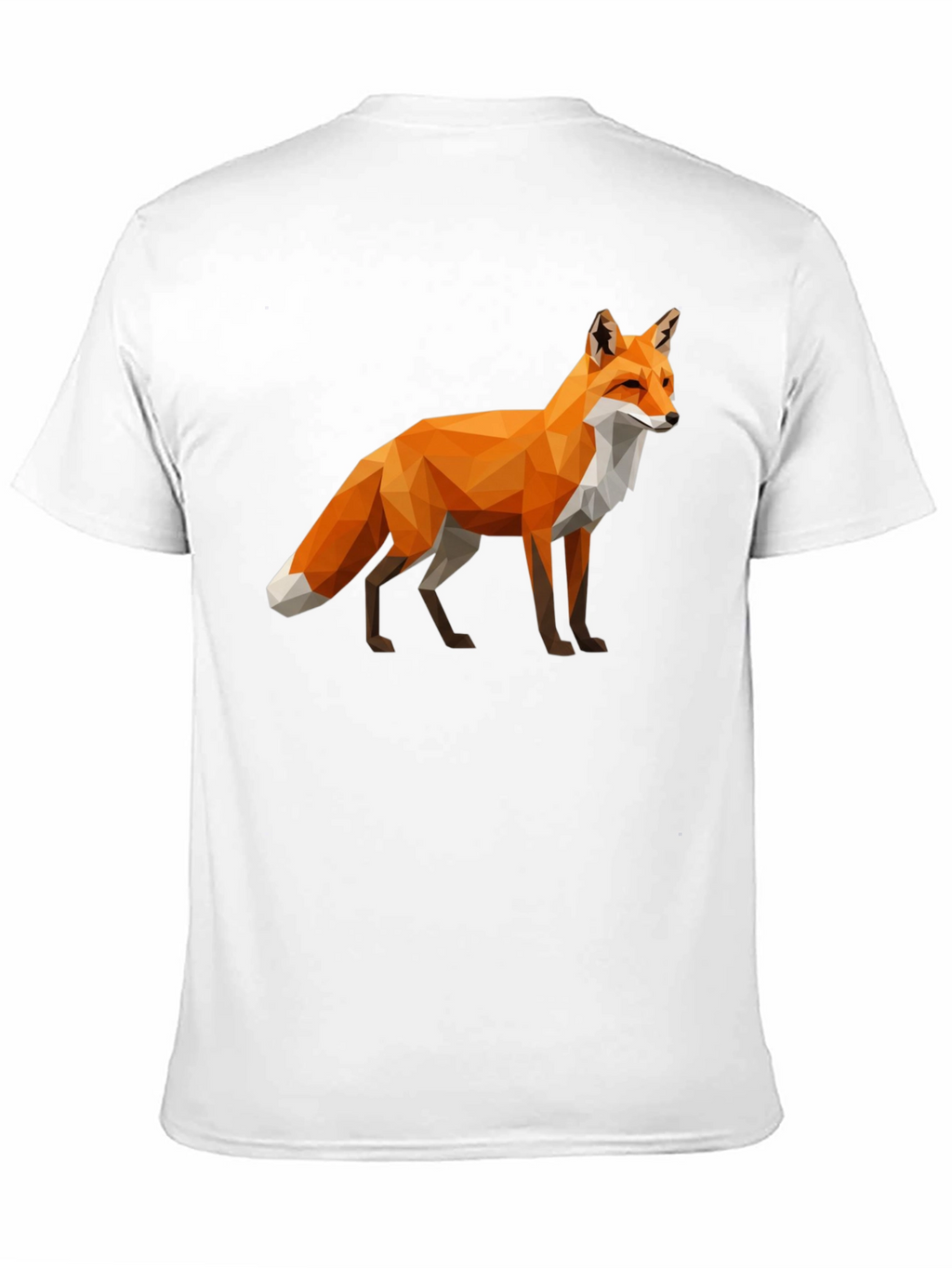 Geometric Fox Graphic T-Shirt
