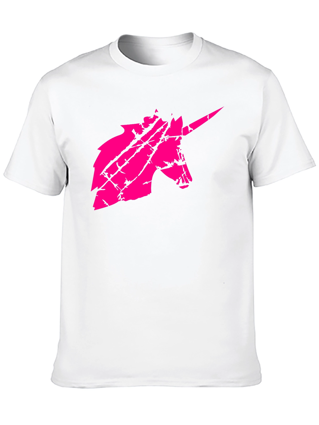 Unicorn Graphic Mens Black T-Shirt