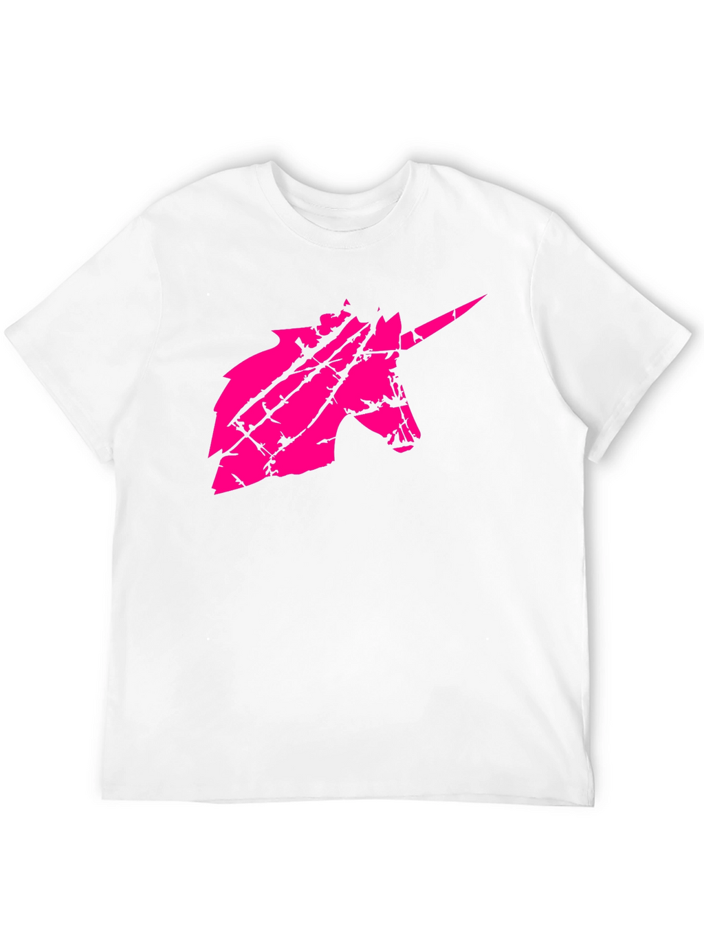 Unicorn Graphic Mens Black T-Shirt