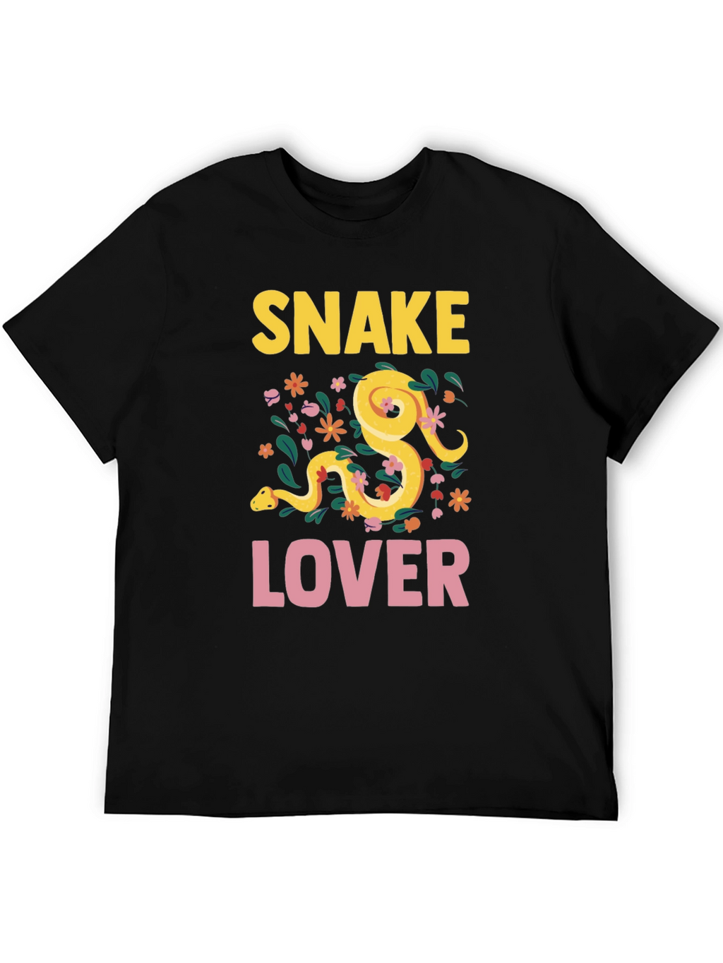 Snake Lover Graphic T-Shirt - Novelty Tee