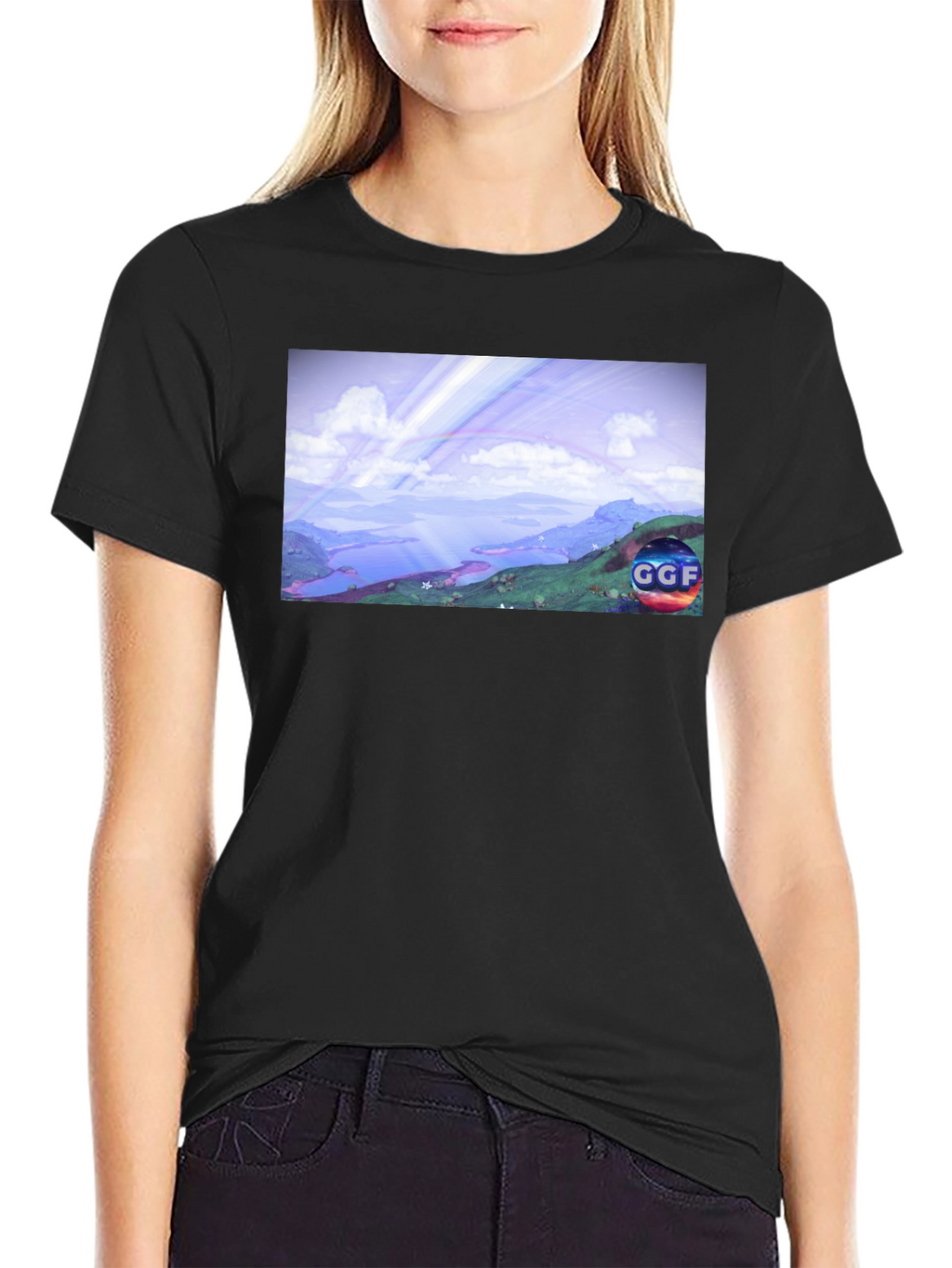 GGF Graphic Black T-Shirt - Comfortable Style