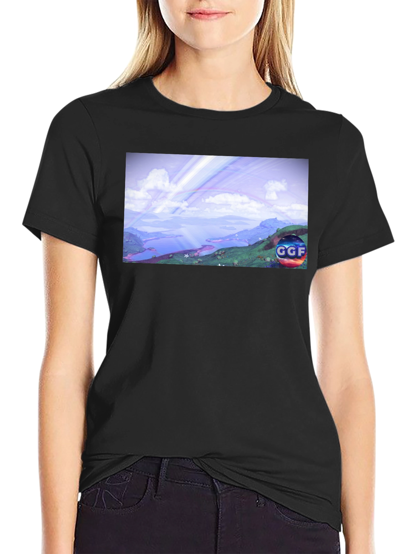GGF Graphic Black T-Shirt - Comfortable Style
