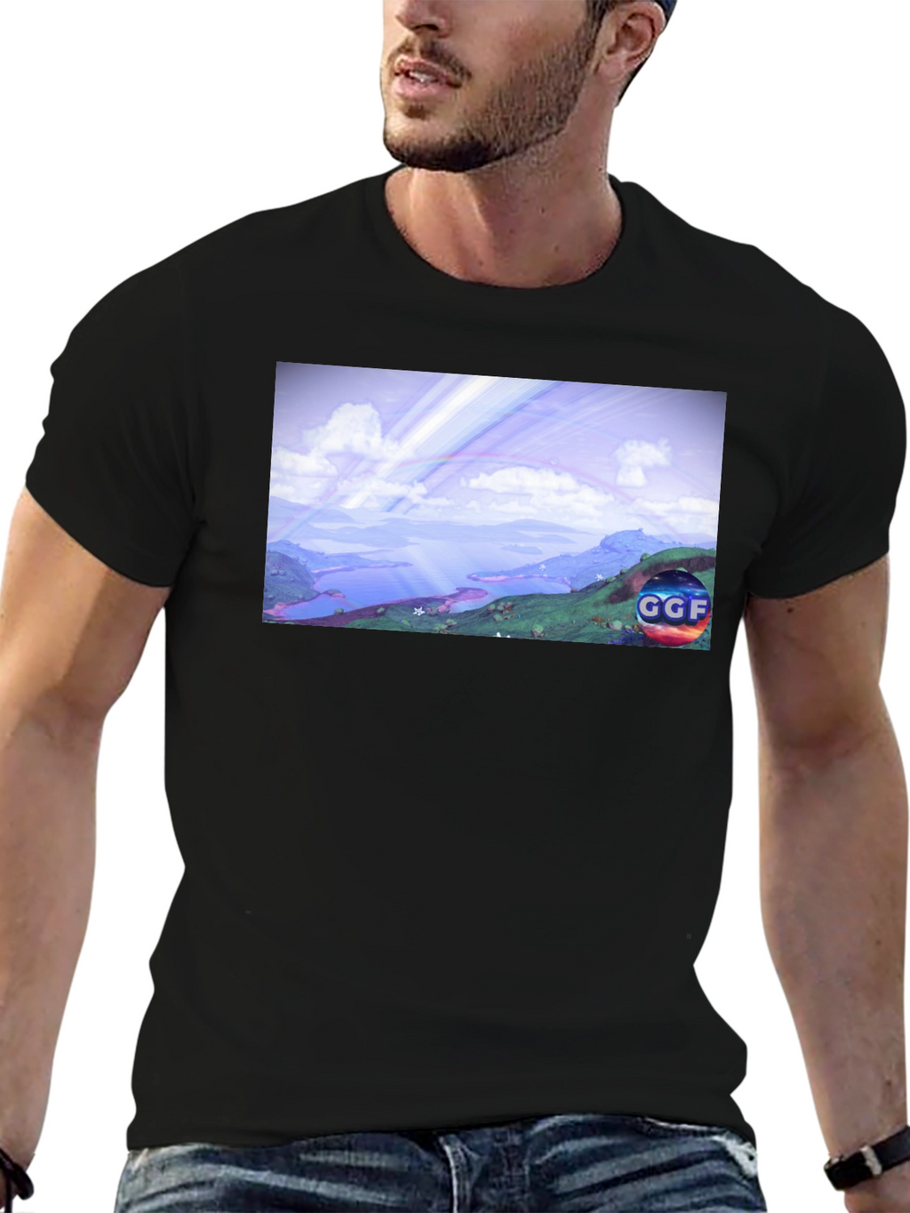 GGF Graphic Black T-Shirt - Comfortable Style