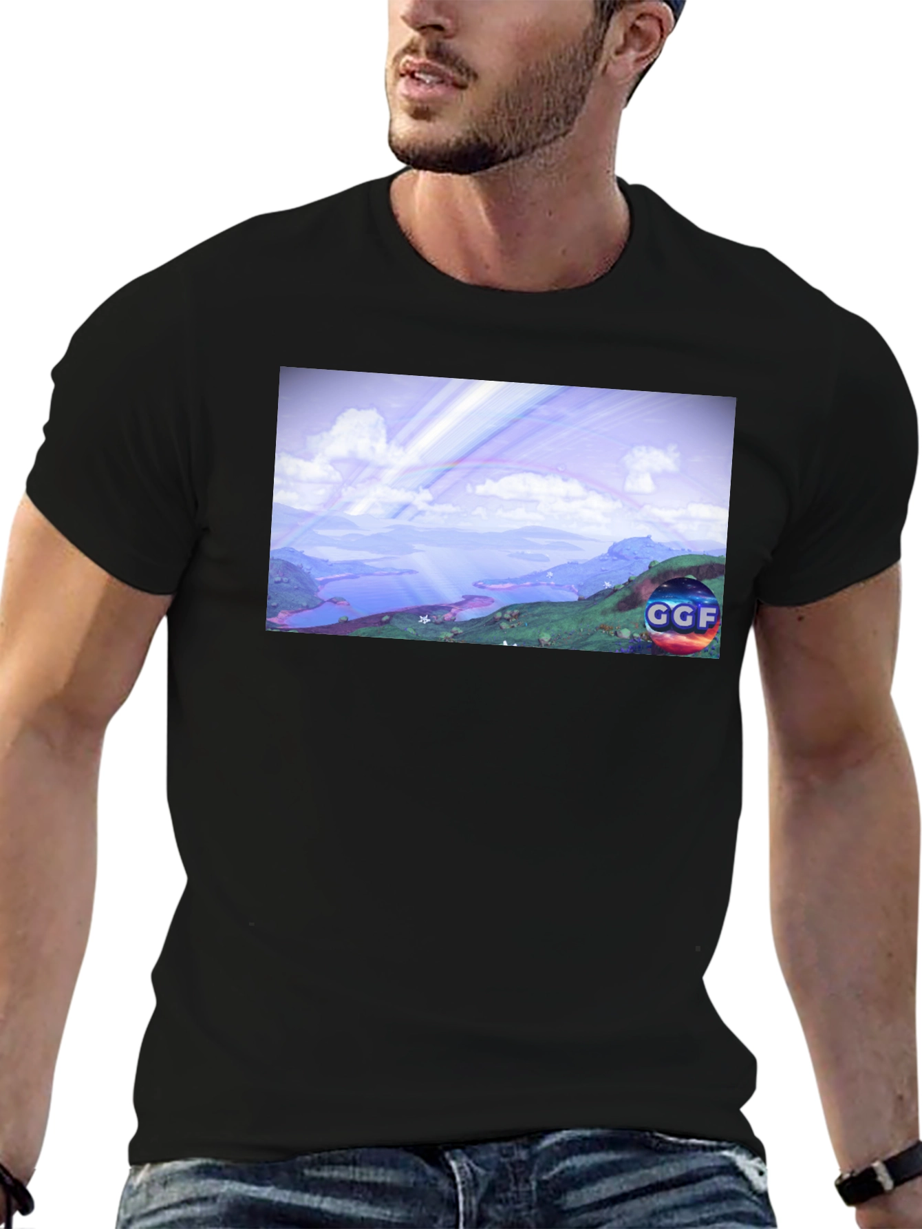 GGF Graphic Black T-Shirt - Comfortable Style