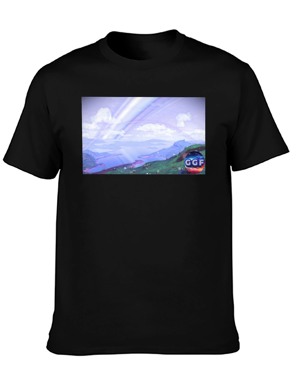 GGF Graphic Black T-Shirt - Comfortable Style