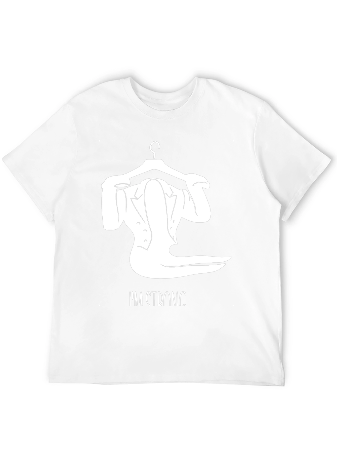 Im Strong T-Shirt Unique Hanger Design