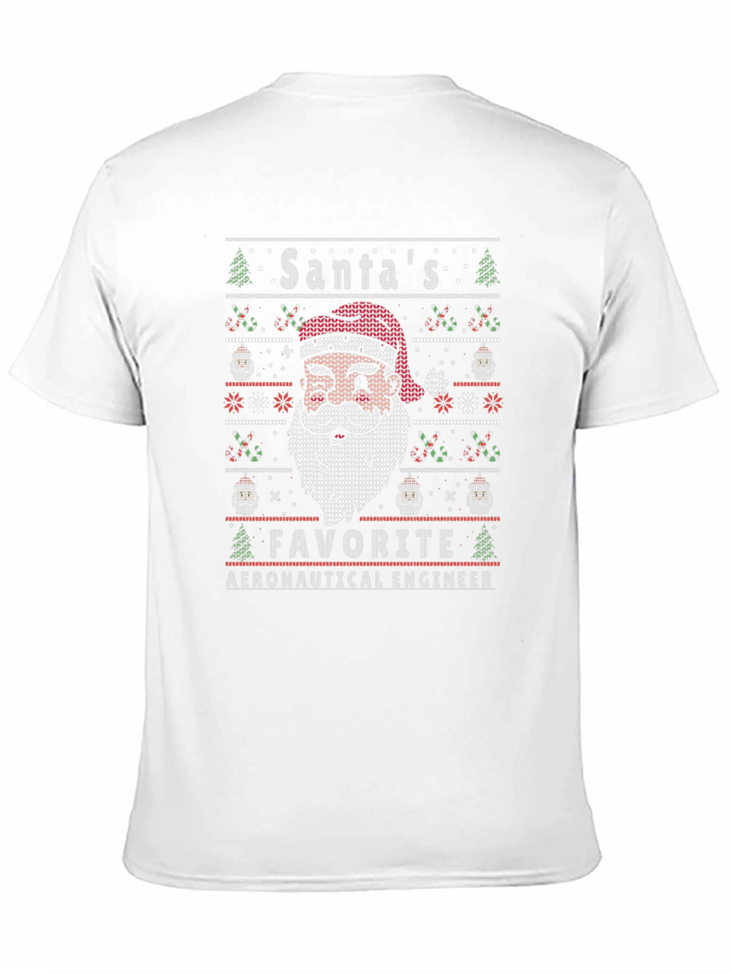 Santas Favorite Aeronautical Engineer Ugly Christmas T-Shirt