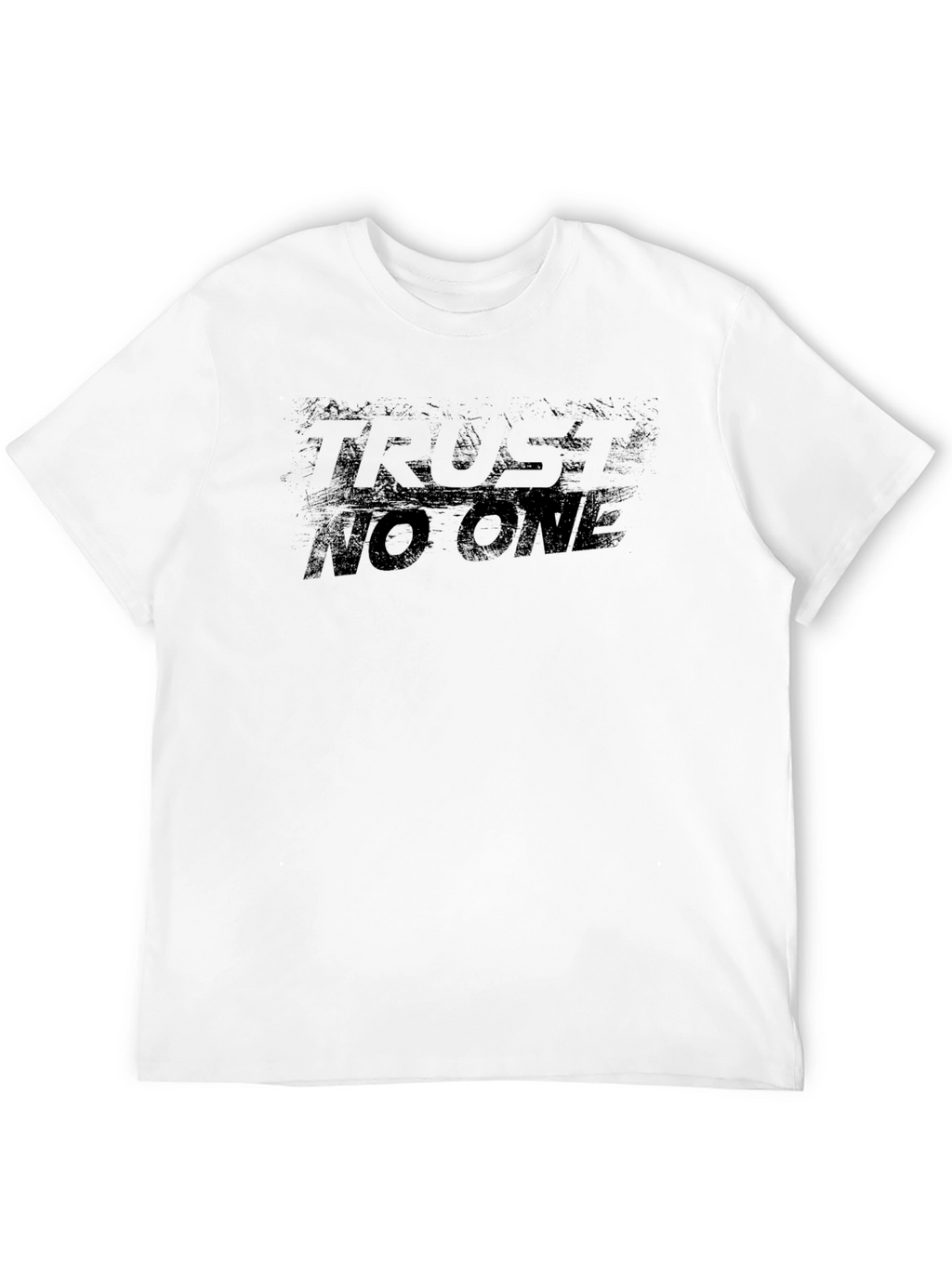 Trust No One Graphic Tee - Mens Black T-Shirt