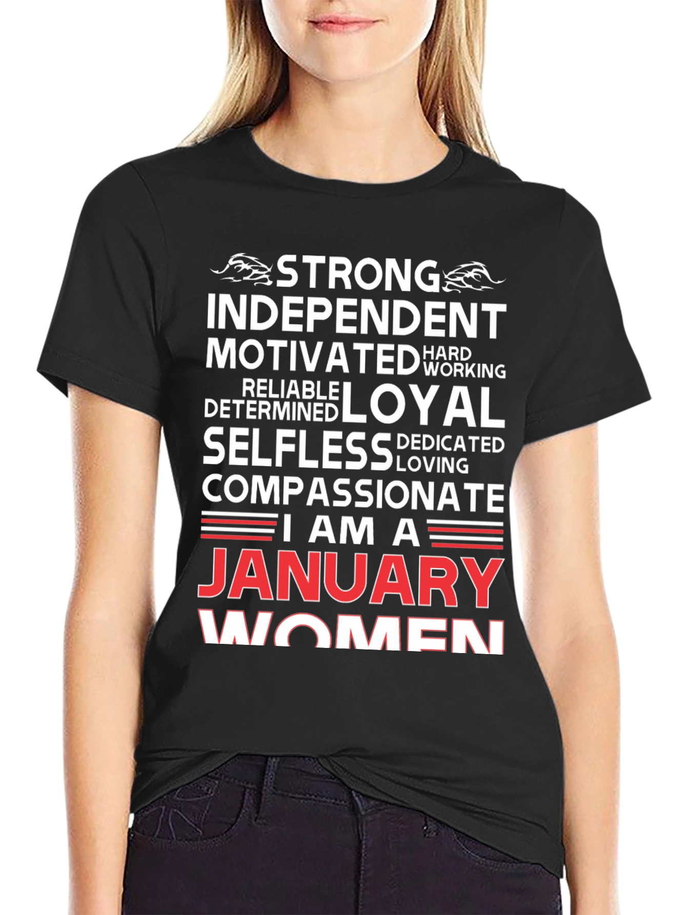 January Women T-Shirt - Strong Independent