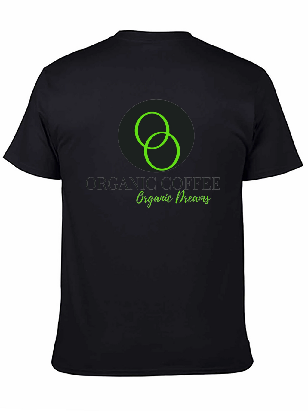 Organic Coffee Dreams Black T-Shirt
