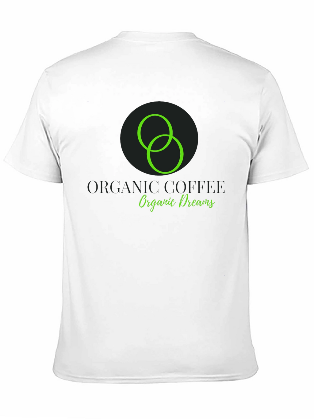 Organic Coffee Dreams Black T-Shirt
