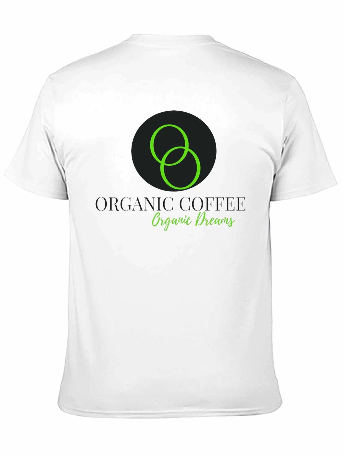 Organic Coffee Dreams Black T-Shirt