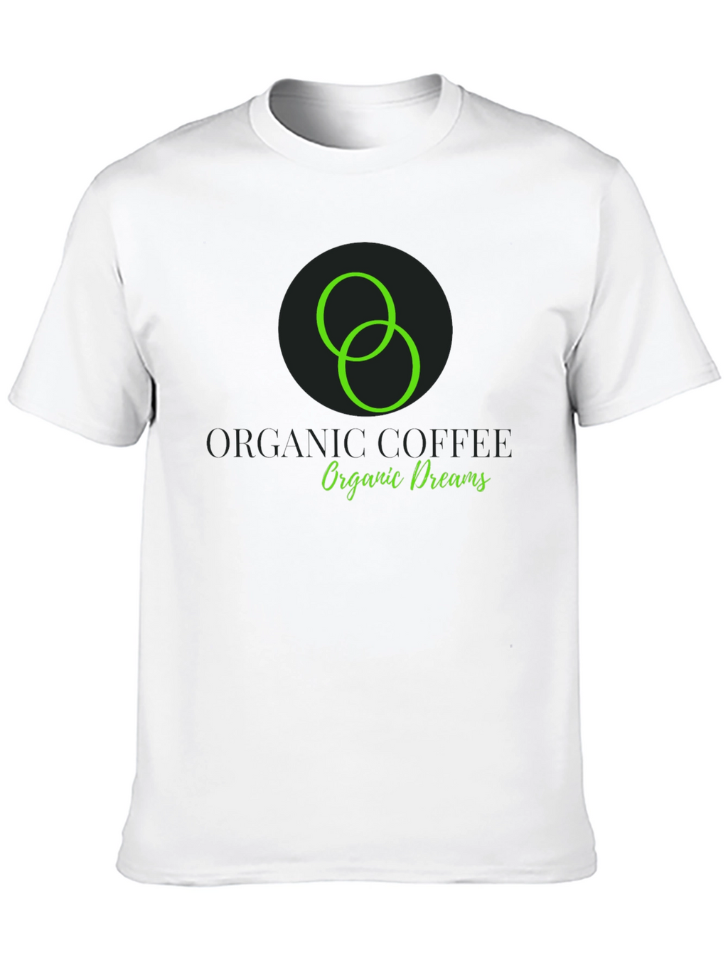 Organic Coffee Dreams Black T-Shirt