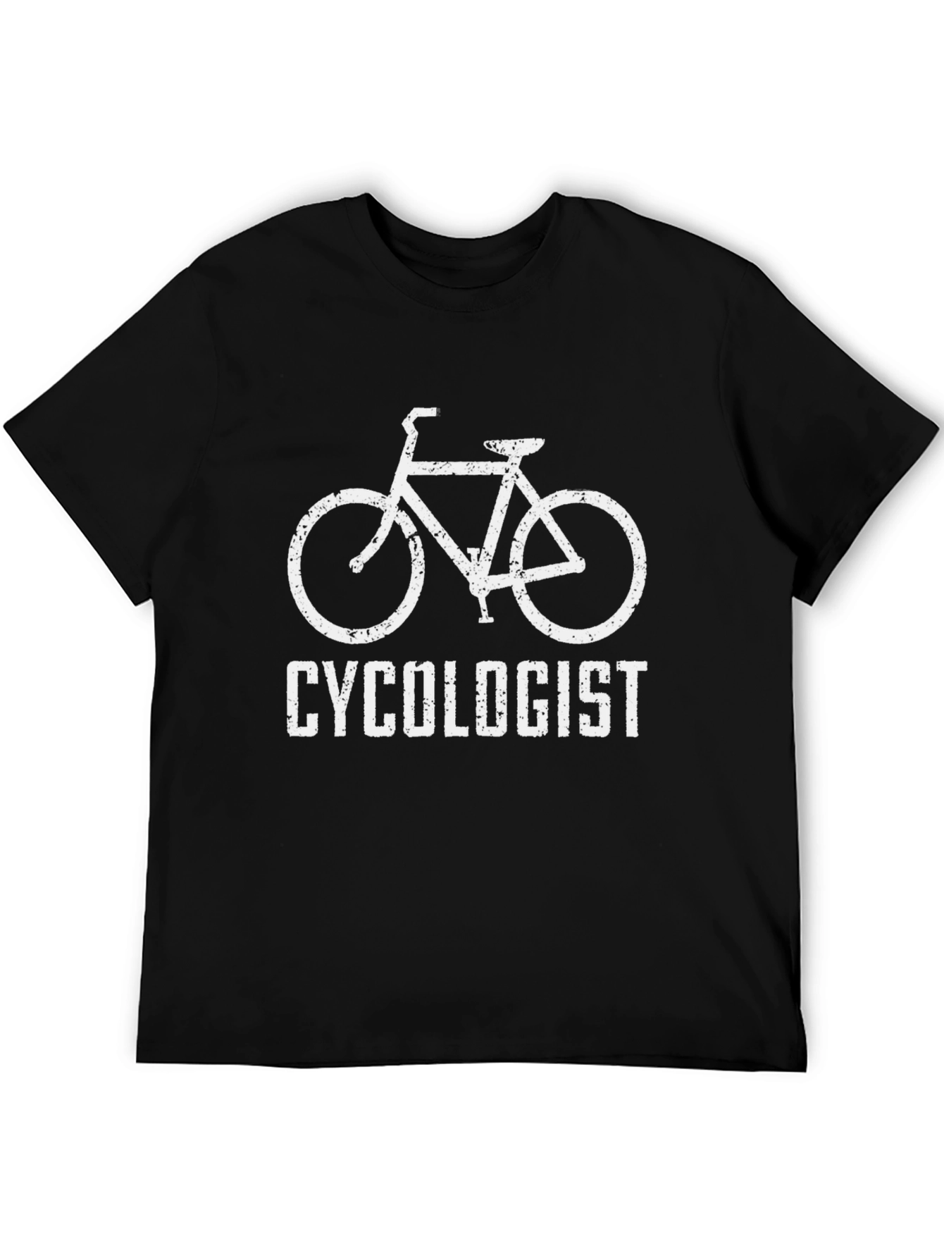 Cyclologist Graphic T-Shirt - Black Cycling Humor
