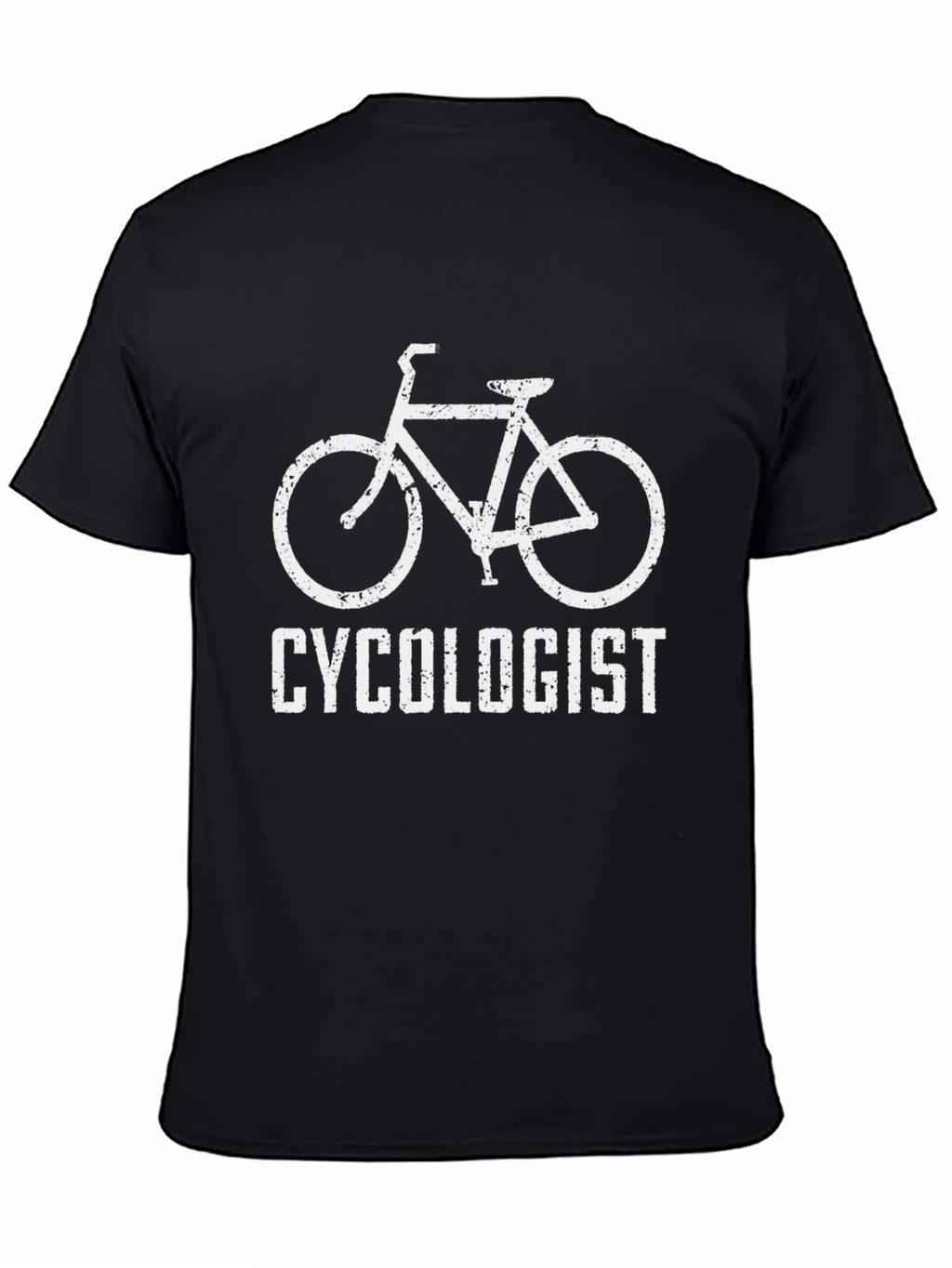 Cyclologist Graphic T-Shirt - Black Cycling Humor