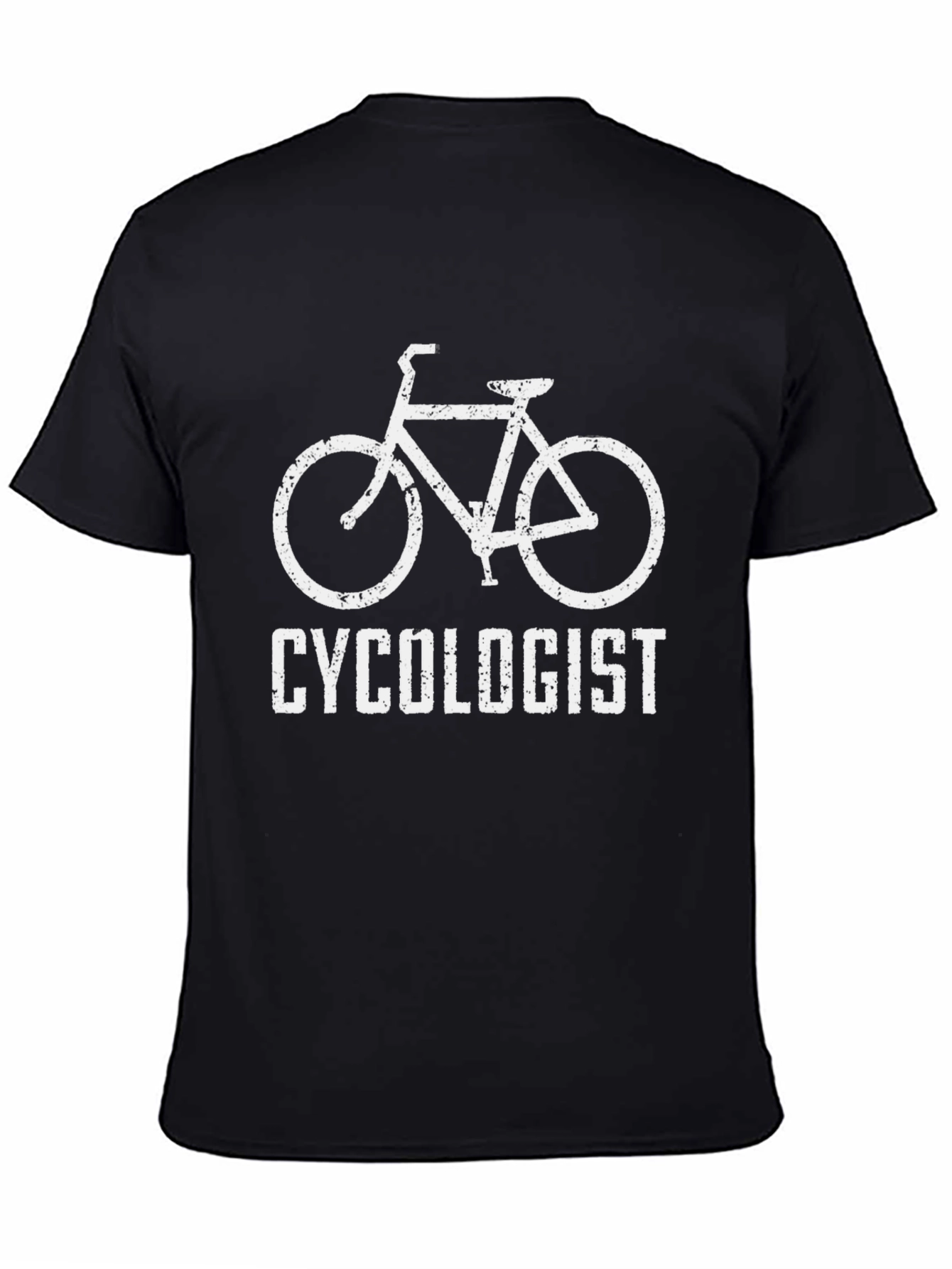 Cyclologist Graphic T-Shirt - Black Cycling Humor