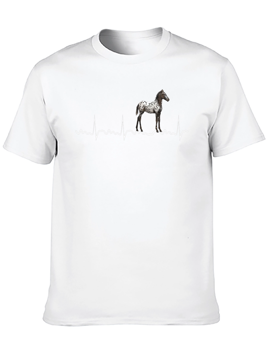Horse Heartbeat T-Shirt - Stylish Graphic Tee
