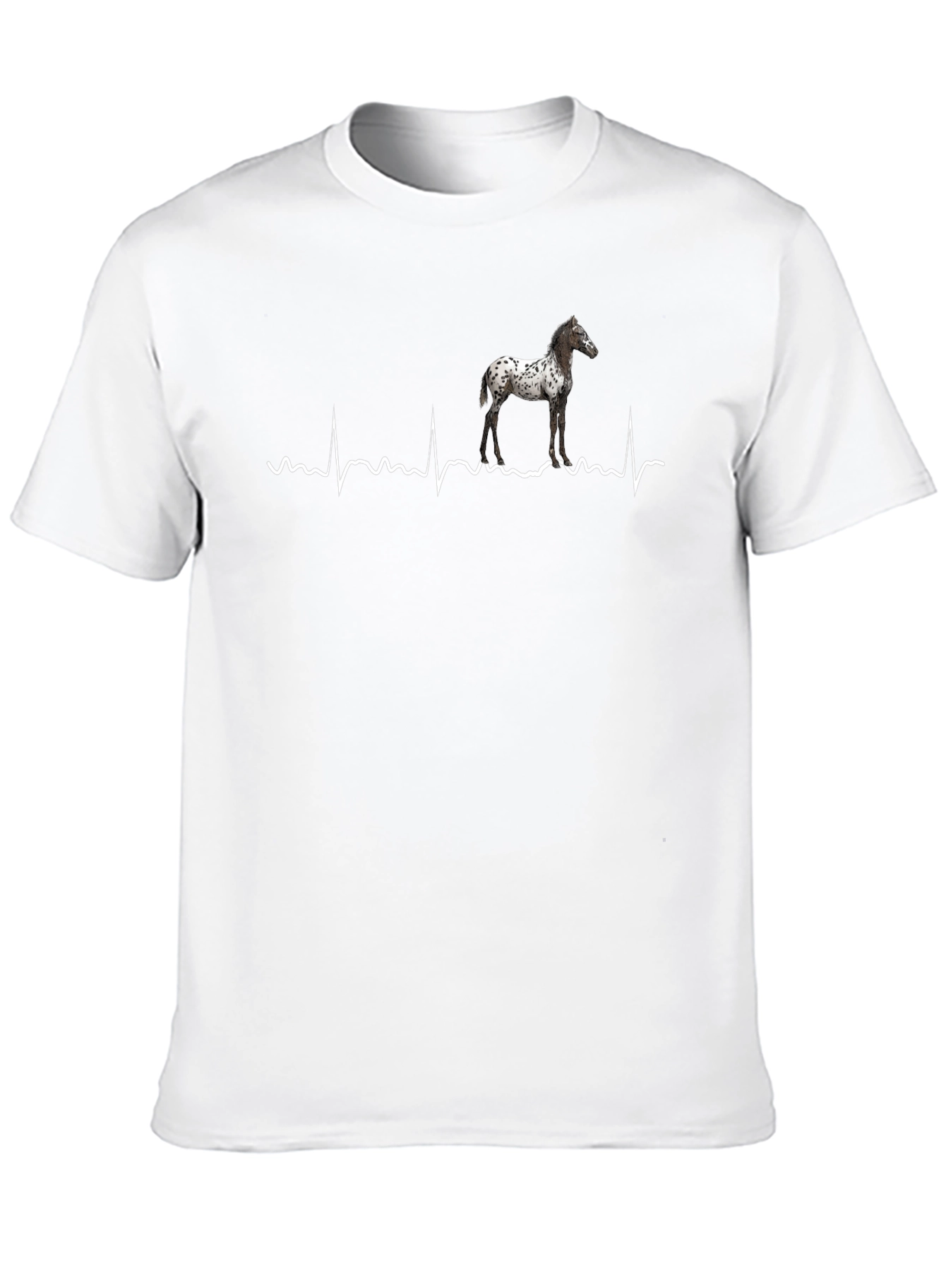 Horse Heartbeat T-Shirt - Stylish Graphic Tee