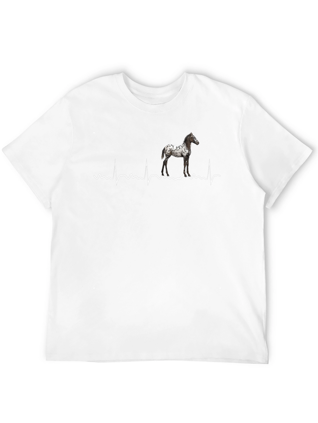Horse Heartbeat T-Shirt - Stylish Graphic Tee
