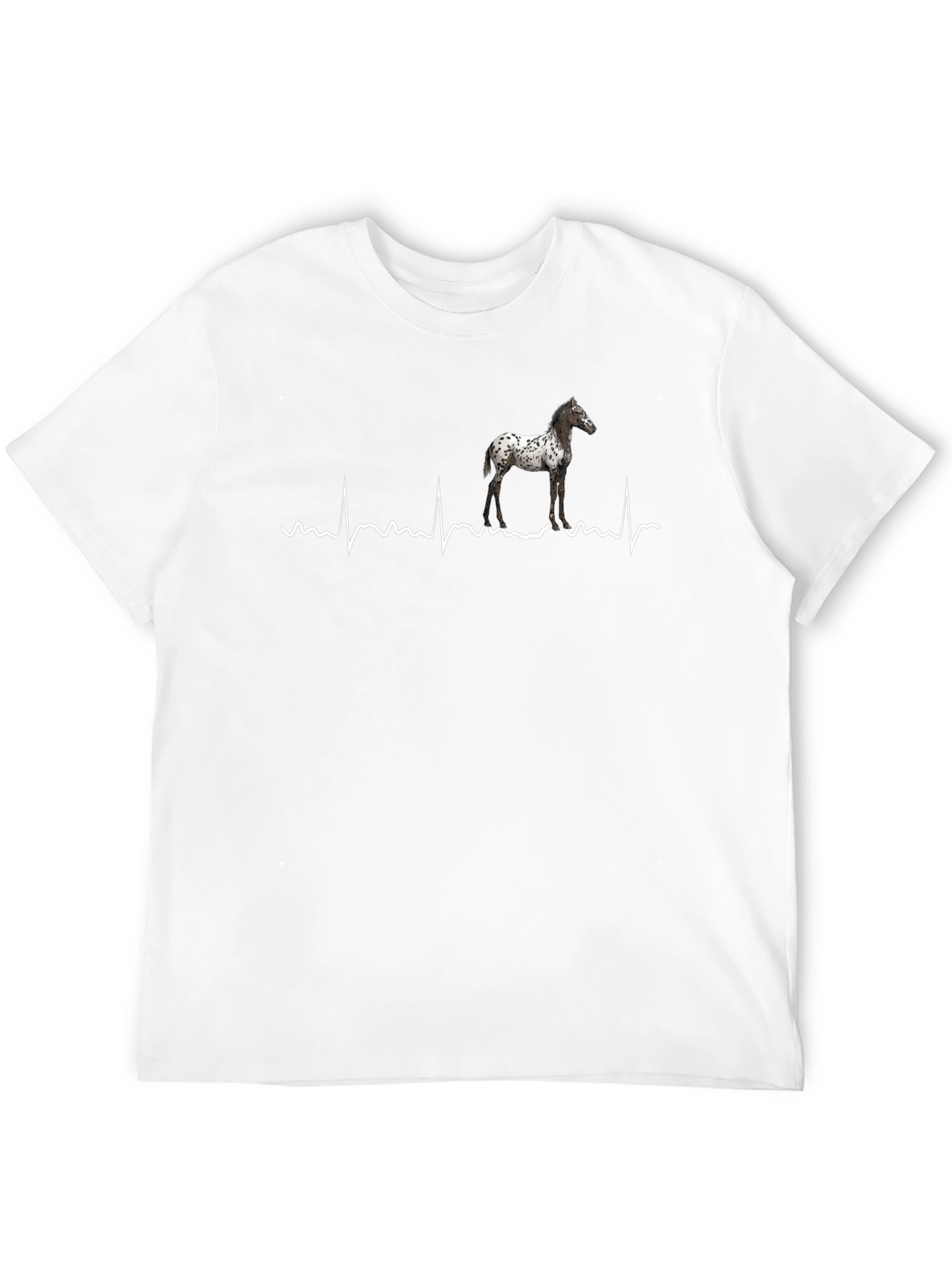Horse Heartbeat T-Shirt - Stylish Graphic Tee