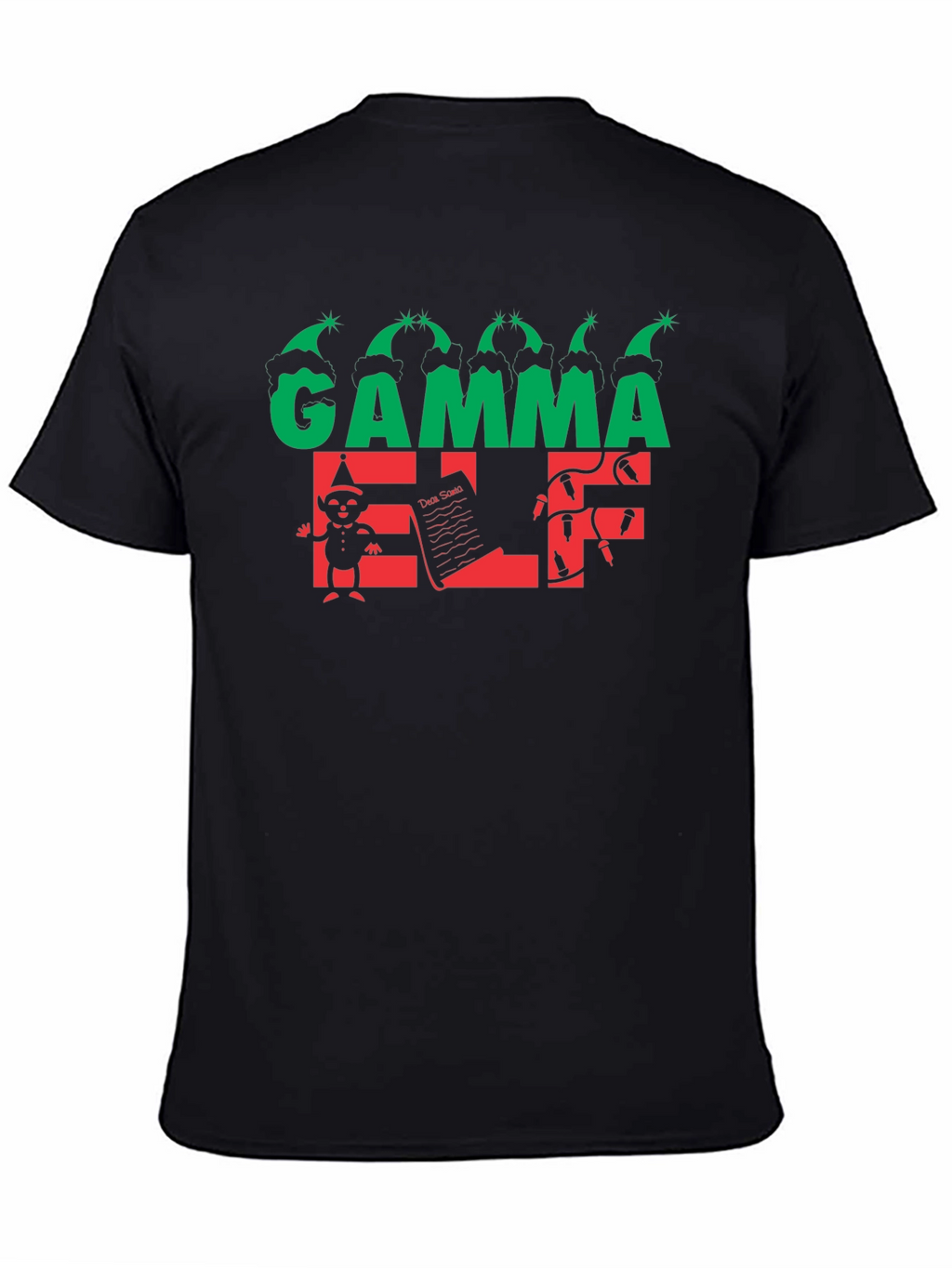 Gamma Elf Christmas T-Shirt - Holiday Festive Wear