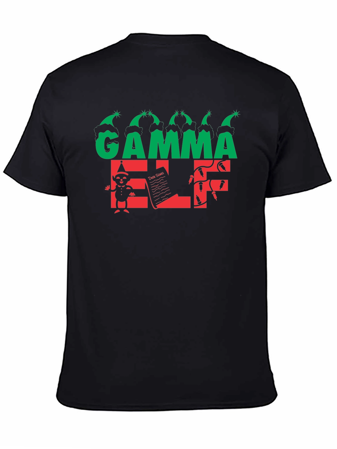 Gamma Elf Christmas T-Shirt - Holiday Festive Wear