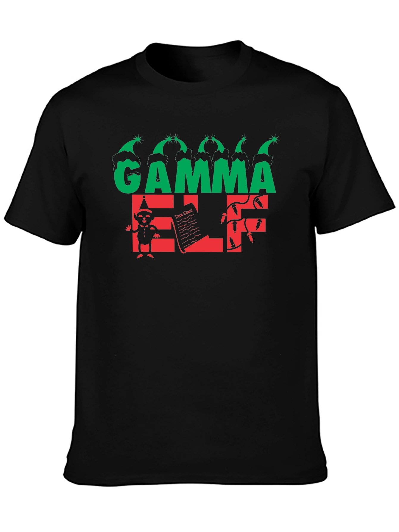 Gamma Elf Christmas T-Shirt - Holiday Festive Wear