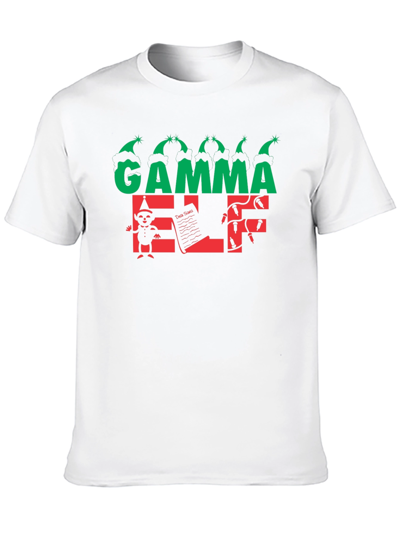 Gamma Elf Christmas T-Shirt - Holiday Festive Wear