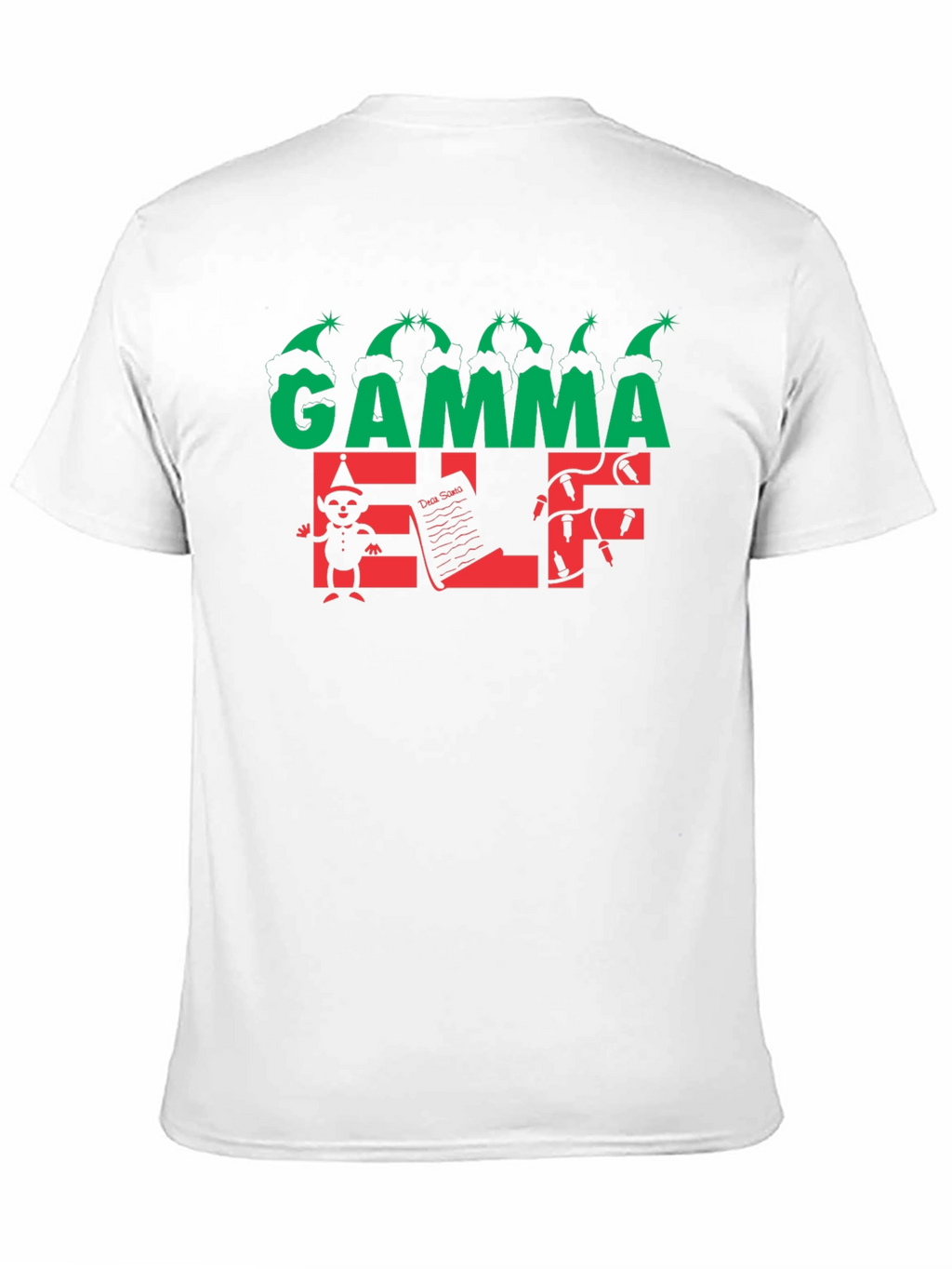 Gamma Elf Christmas T-Shirt - Holiday Festive Wear